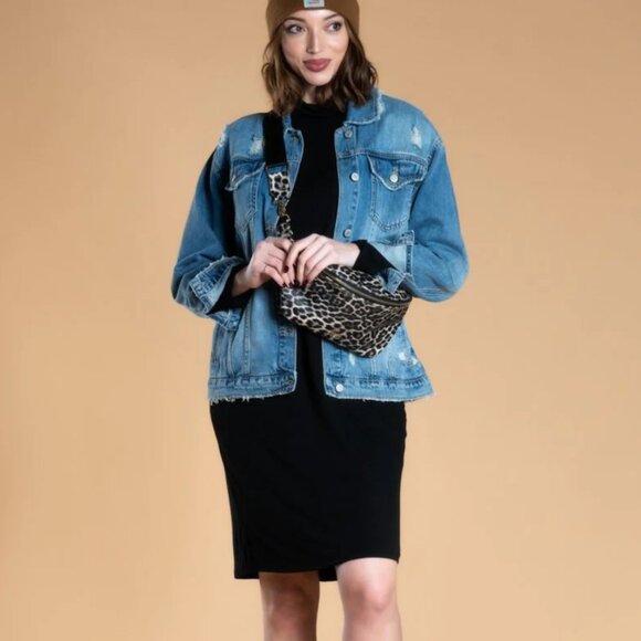 Brigitte Brianna Dresses & Skirts - Brigitte Brianna Turtleneck Dress- Size M